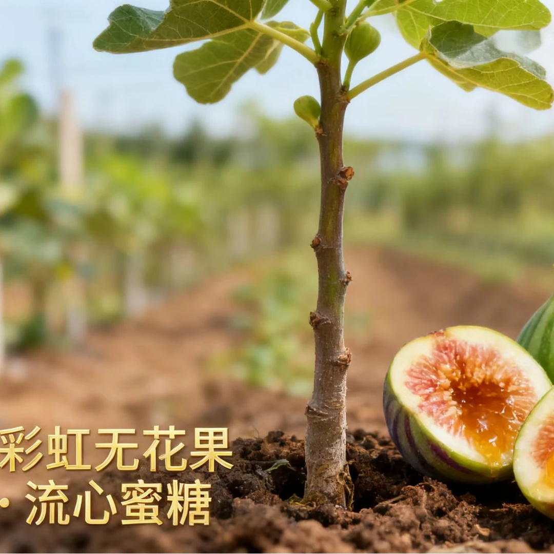 无花果树苗盆栽果树彩虹BNR无花果专场不打顶发货顺丰包邮