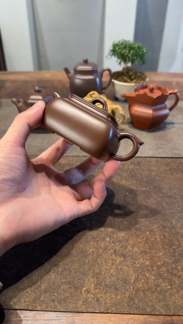 茶壶紫砂星*长四方紫砂壶