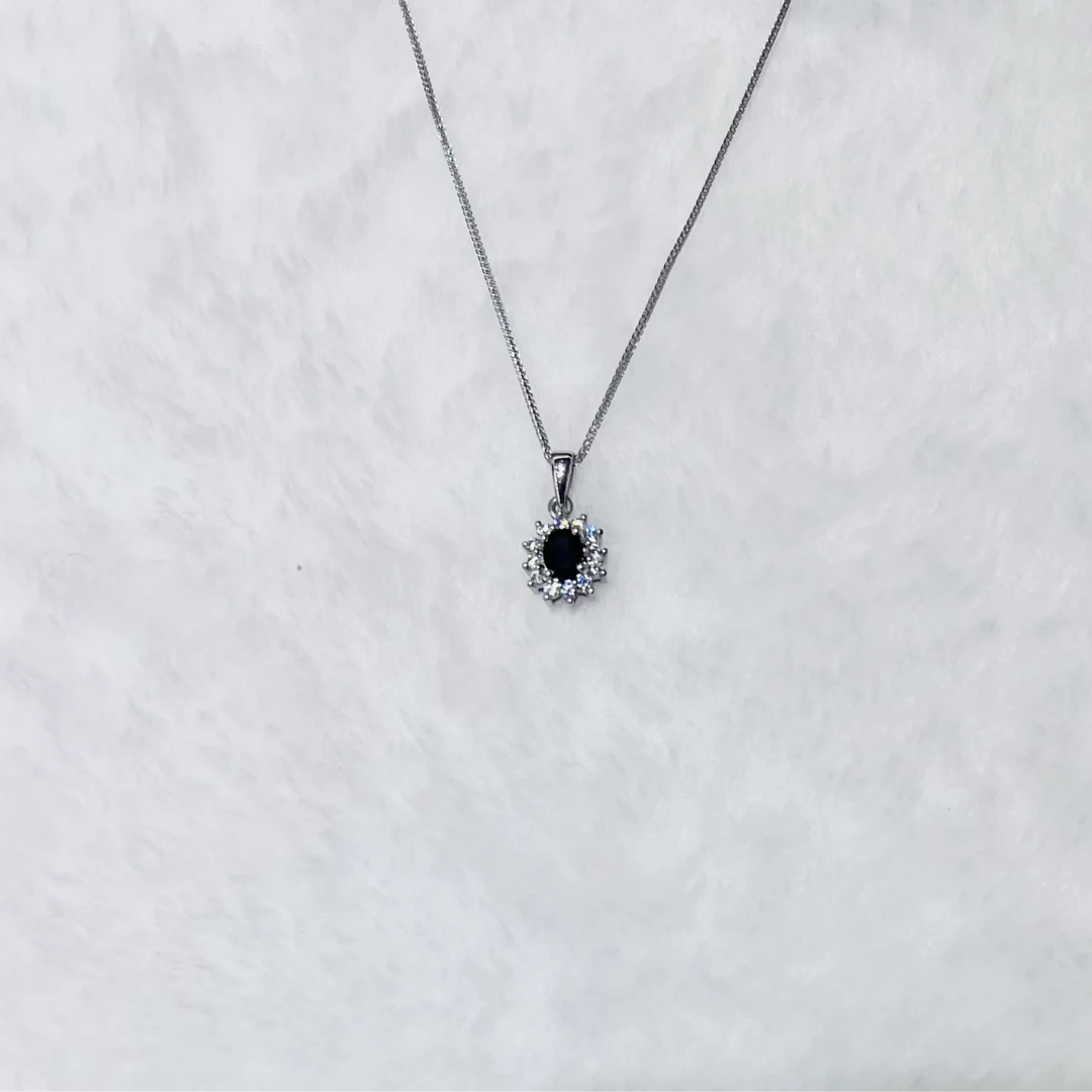 【暹罗珠宝】天然皇家蓝宝石吊坠LBSDZ-VRS5X6 1011