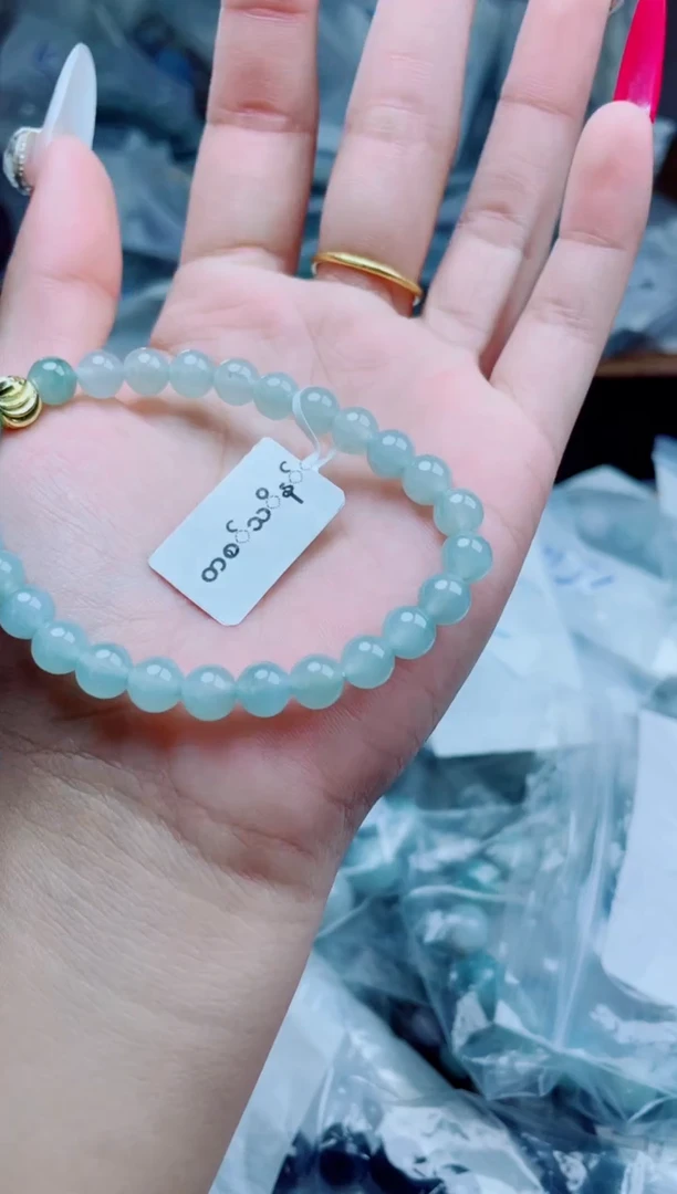 未镶嵌定制翡翠珠串