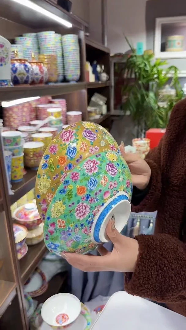 【闪购商品】瓷片 8.5英寸元宝盘2个景德镇陶瓷