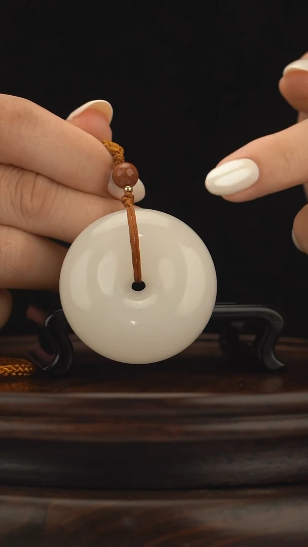 玉【平安扣】天然玉石手把件