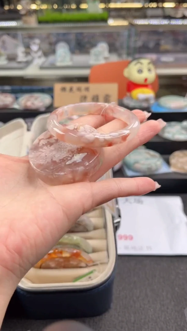 未镶嵌手镯石英质玉53圈口（赠品镯心）S986805