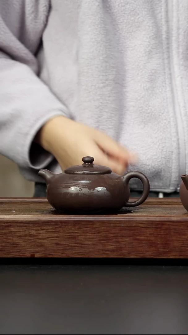 茶壶紫砂红棕泥 玉乳