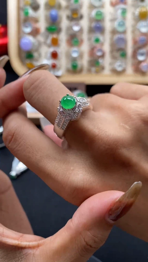 未镶嵌戒指翡翠缅甸天然a货翡翠