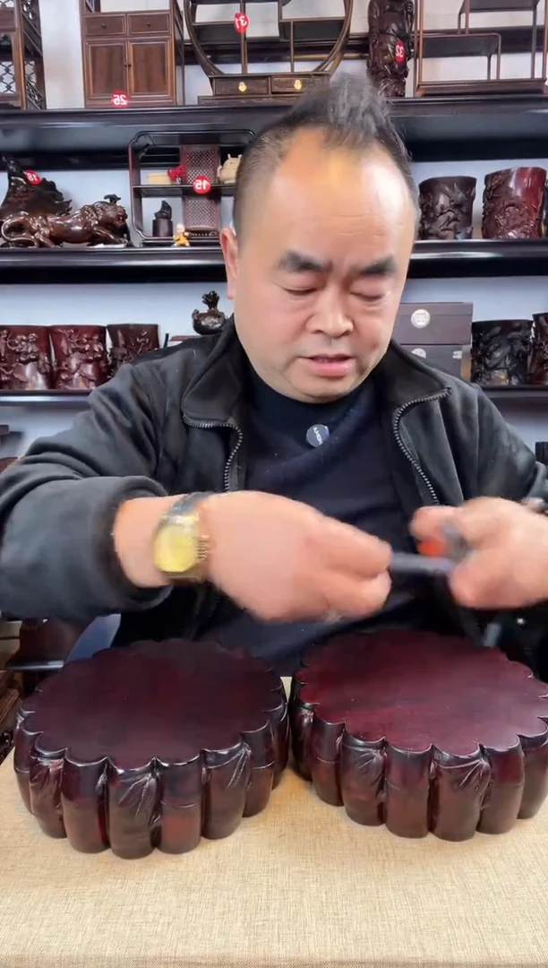 木老李红木工艺品768瑕疵