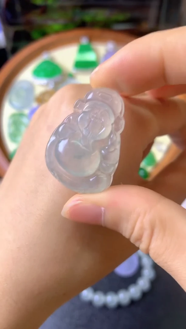 未镶嵌定制翡翠丹**渝毛货抛光
