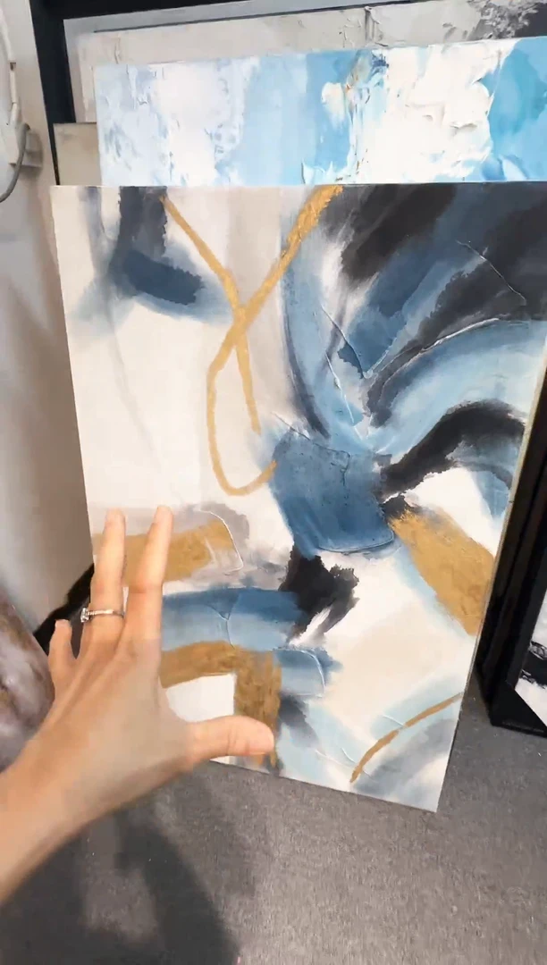 168现代装饰画油画90cm*140cm