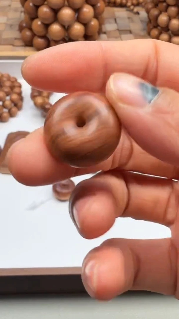 檀香木其他小平安扣挂件