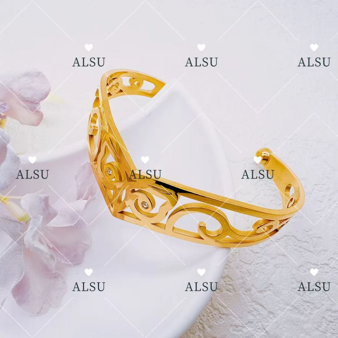 合金手镯 ALSU原创新款经典民族风镂空猫头鹰款重工手镯百搭复古