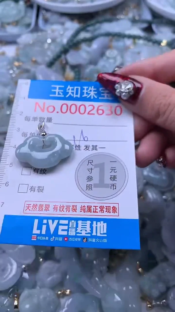 吊坠(不含链)未镶嵌翡翠2630
