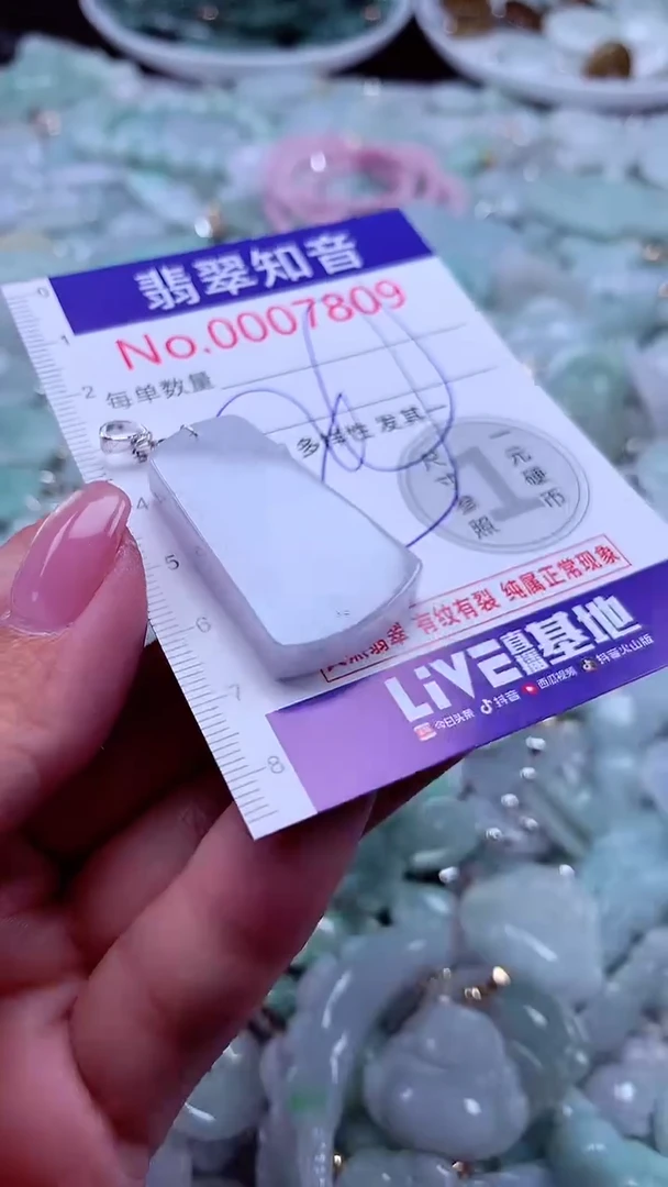 吊坠(不含链)未镶嵌翡翠7809