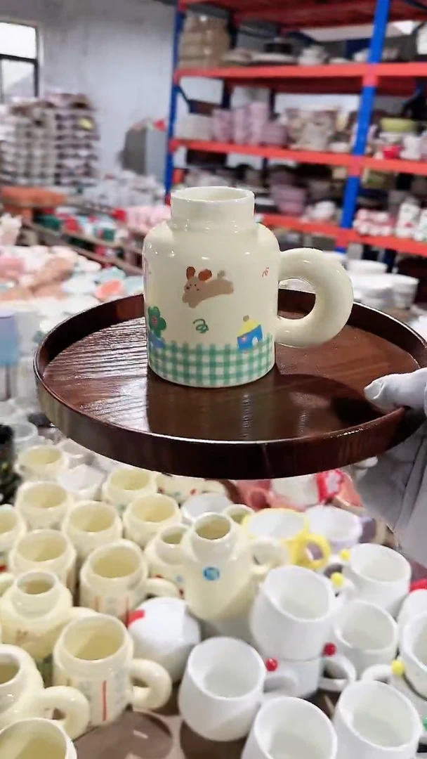 【闪购商品】瓷片杯子 微瑕凑满20元包邮