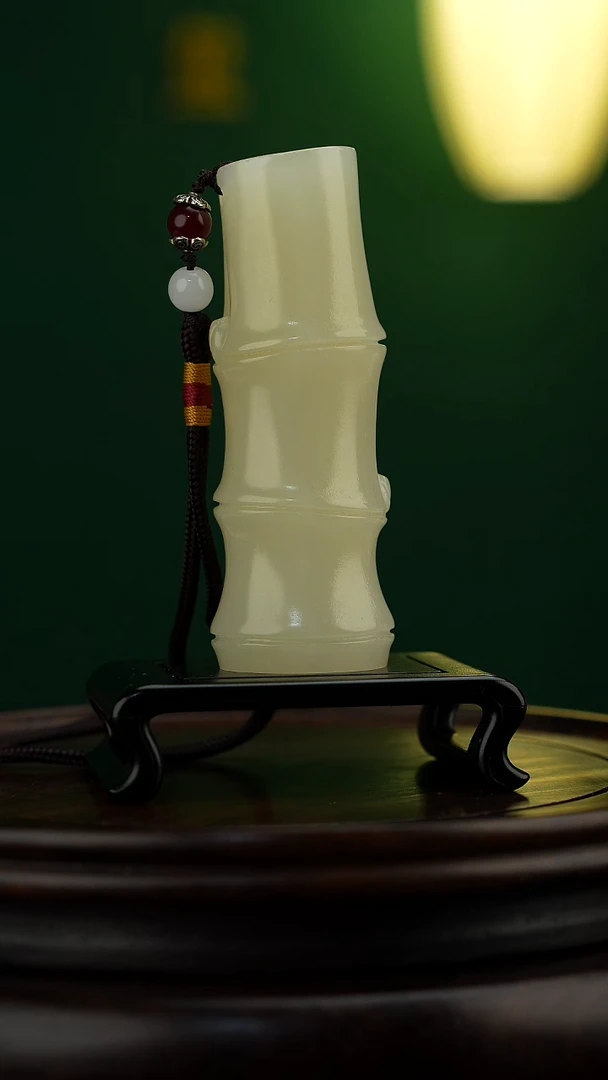 玉【节节高升】天然玉石手把件