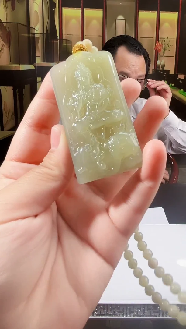 定制和田玉匠人臻玉馆天然和田玉