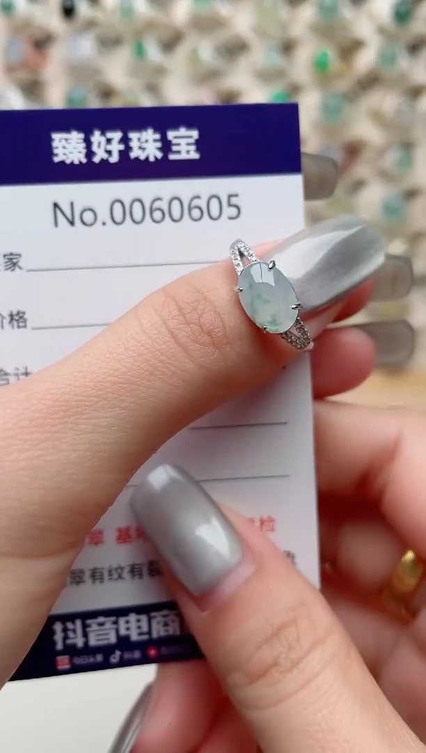 【闪购商品】翡翠戒指银S925镶嵌.........