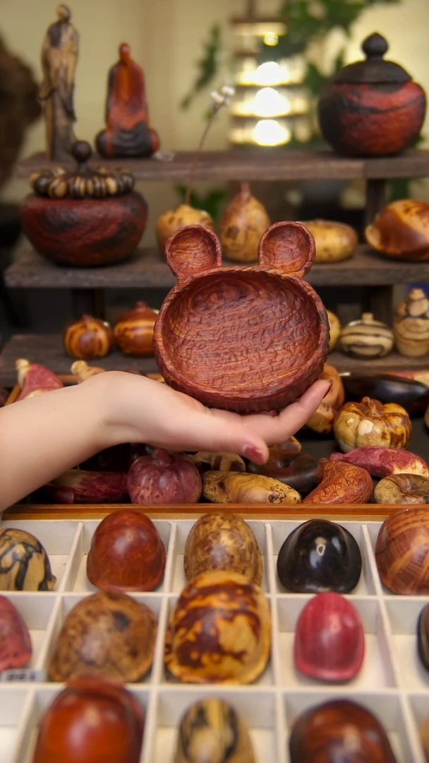 【闪购商品】木熊熊碗碗微凹黄檀