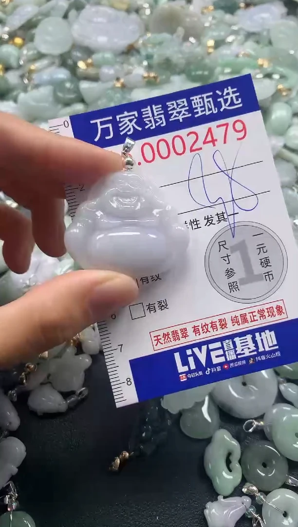 吊坠(不含链)未镶嵌翡翠2479