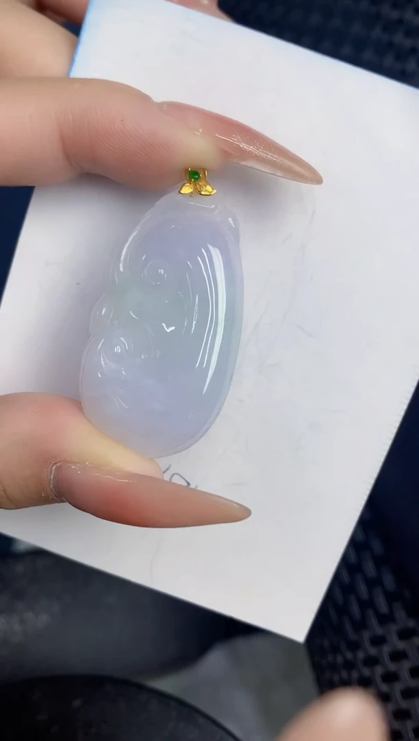 【闪购商品】翡翠颈饰18K金镶嵌000000000