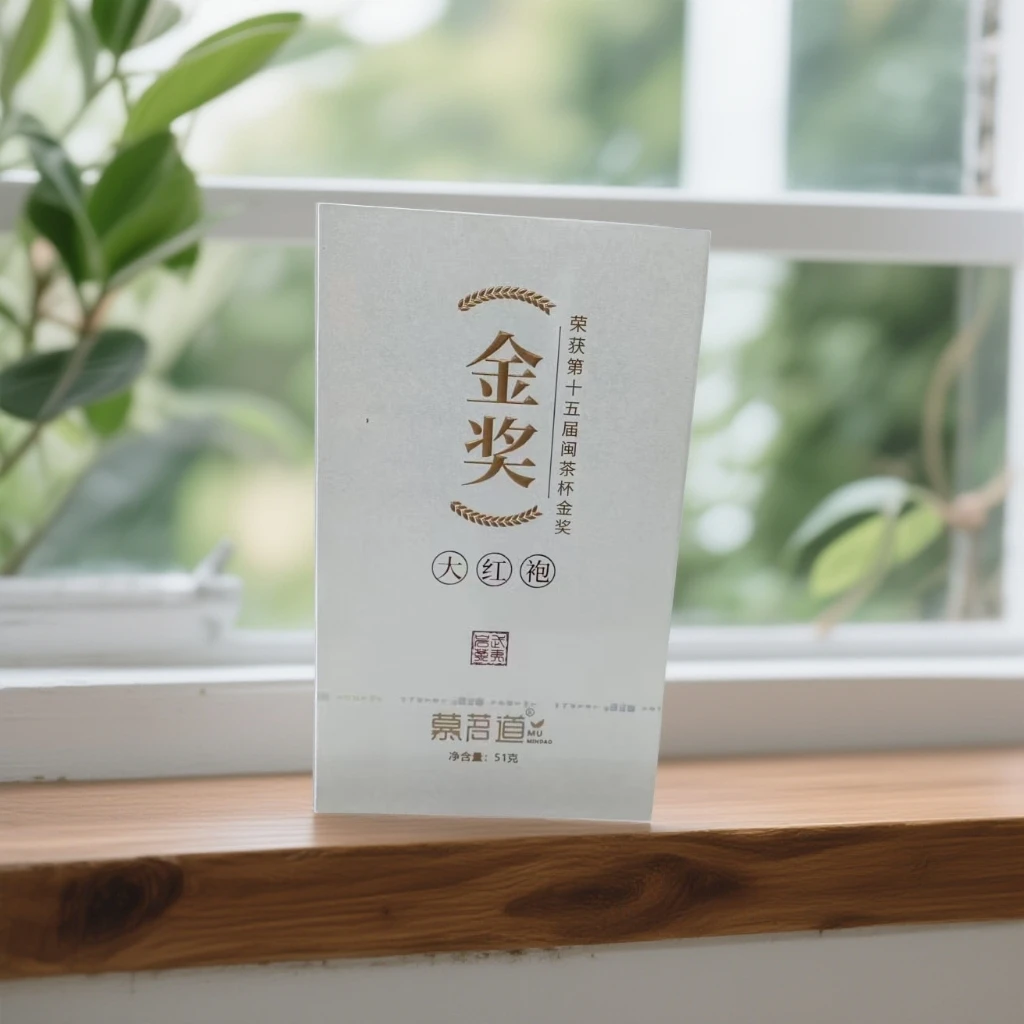 慕茗道  金奖大红袍 品鉴装  8.5g*6泡  武夷岩茶  乌龙茶