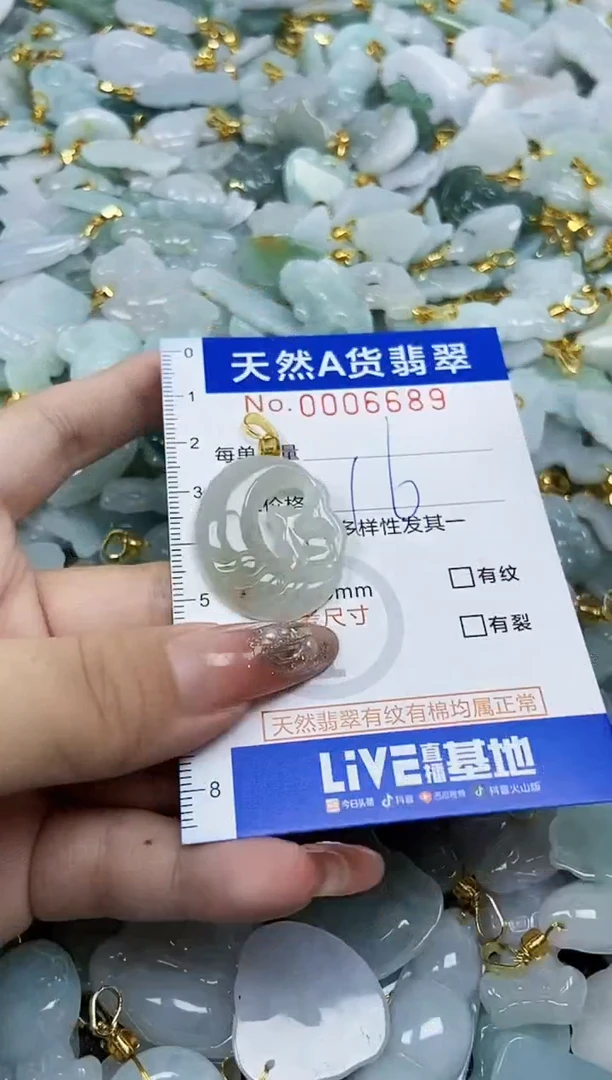 翡翠未镶嵌颈饰天然A货翡翠