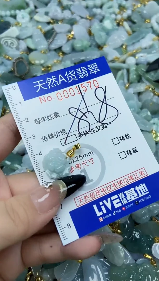 【闪购商品】翡翠颈饰未镶嵌天然A货翡翠