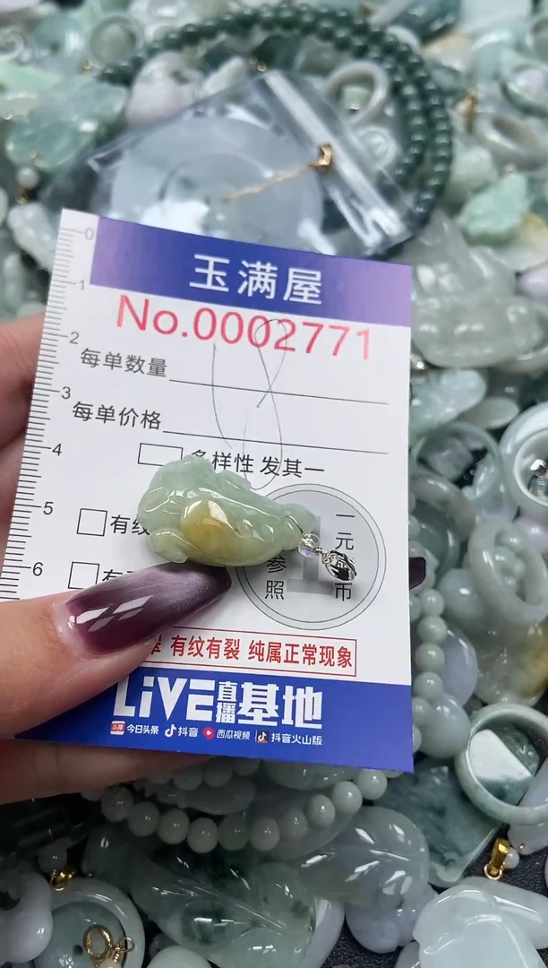 颈饰未镶嵌翡翠2771