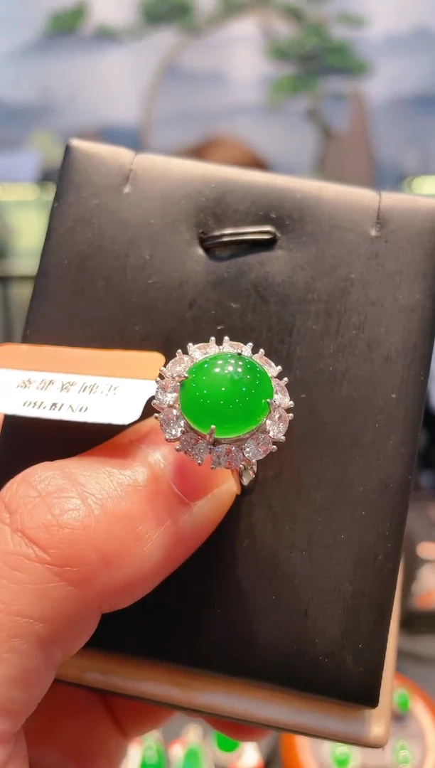 翡翠银S925镶嵌颈饰翡翠A10