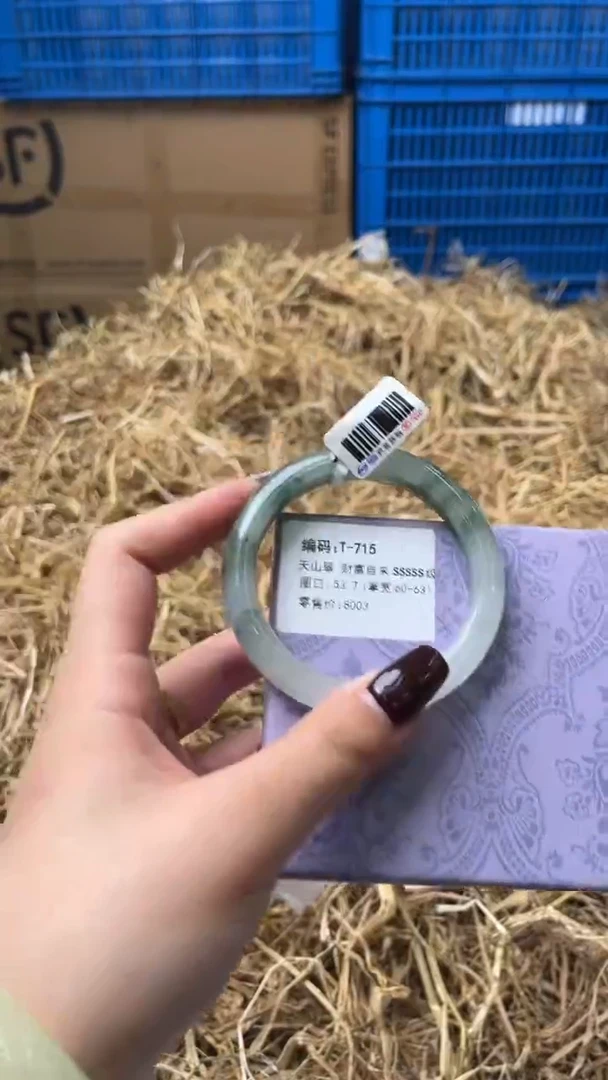 未镶嵌手镯石英质玉T-715