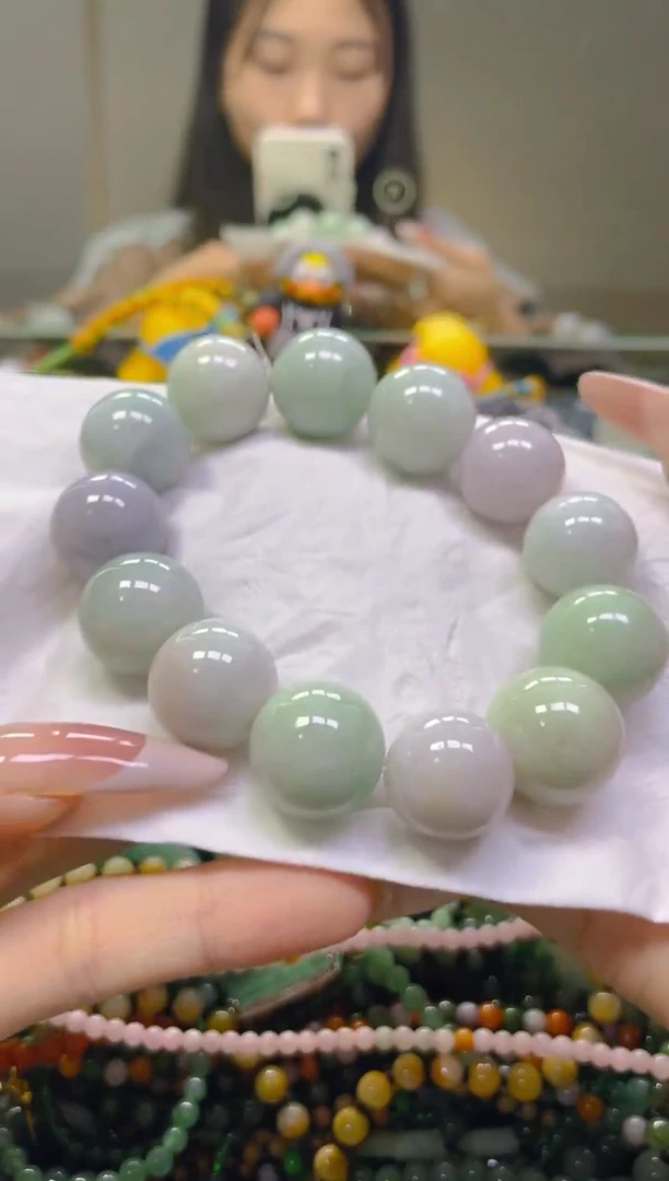 翡翠未镶嵌颈饰17MM/D/翡翠A货一图一物