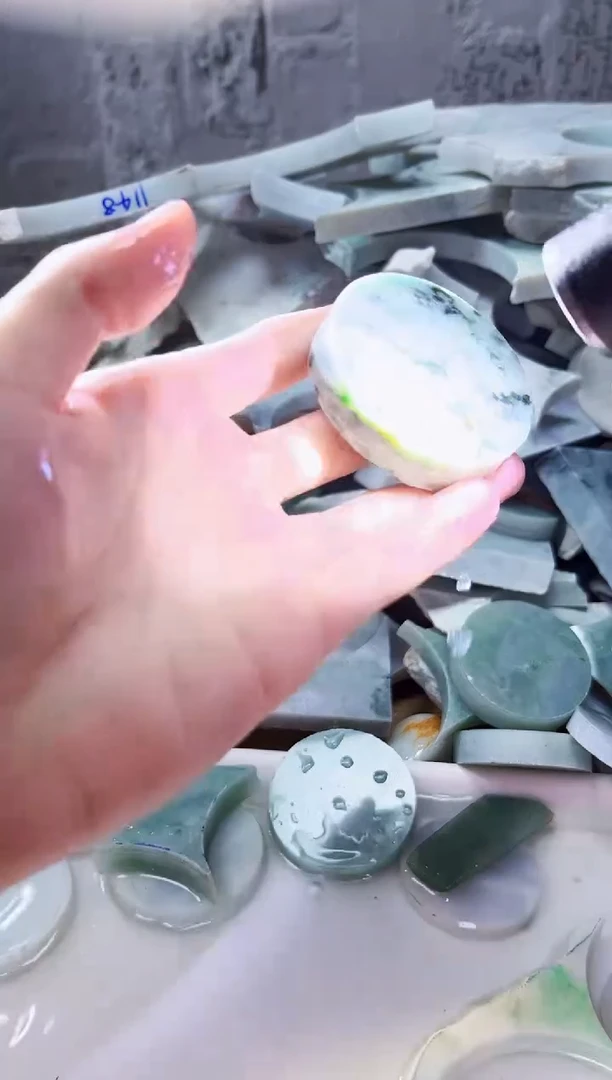 裸石翡翠翡翠a货正品玉石陈216