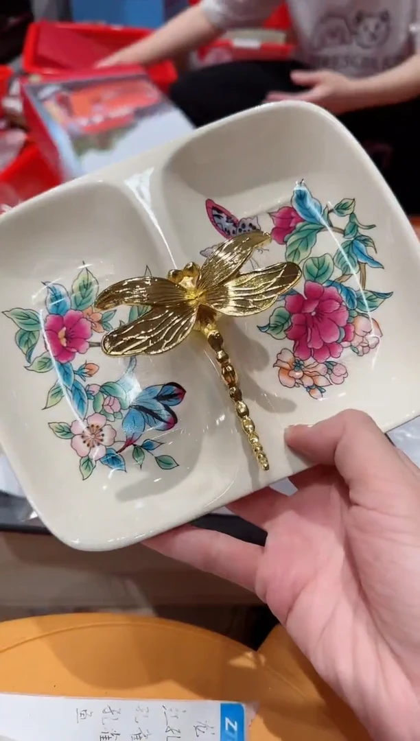 茶宠珐琅首饰盒摆件-FAD11