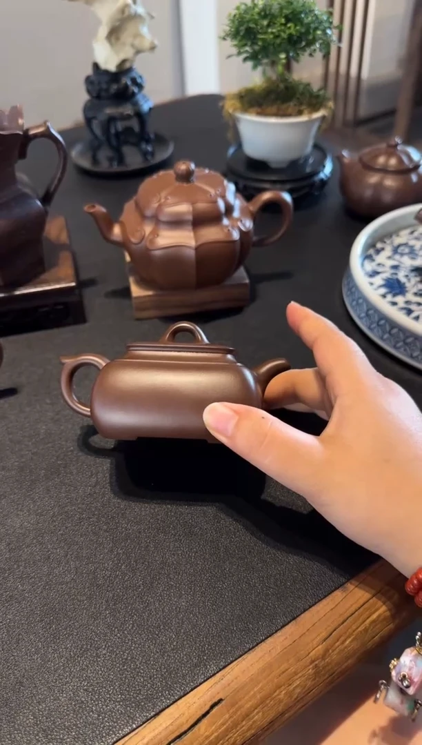 茶壶紫砂勇**前长四方 紫砂壶