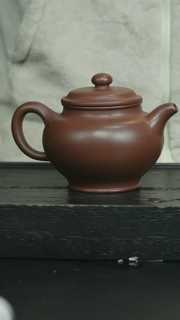 【闪购商品】紫砂茶壶底槽清光素大掇只450cc