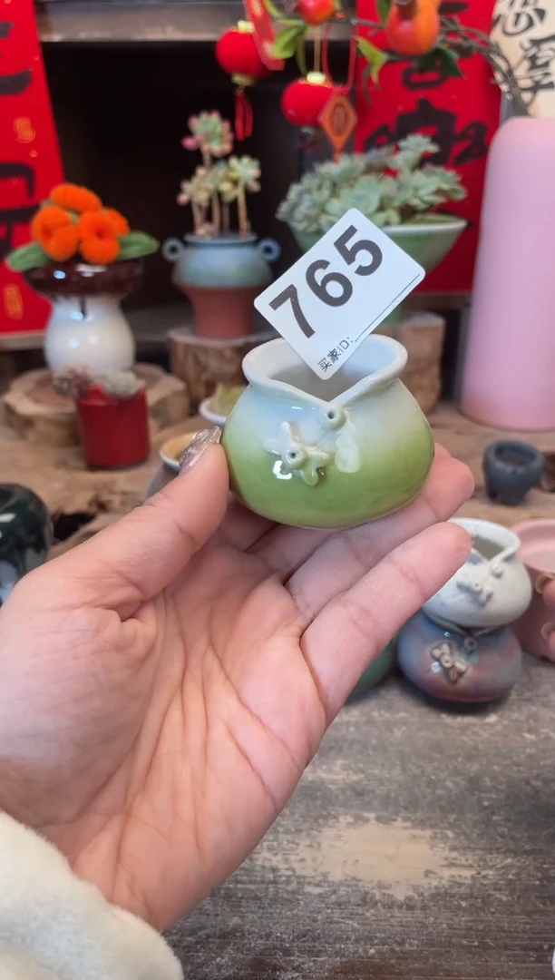 【闪购商品】摆件765知木小芳花盆