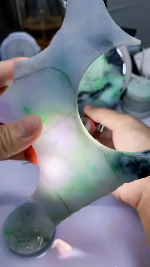 翡翠裸石翡翠裸石缅甸天然A货翡翠2355