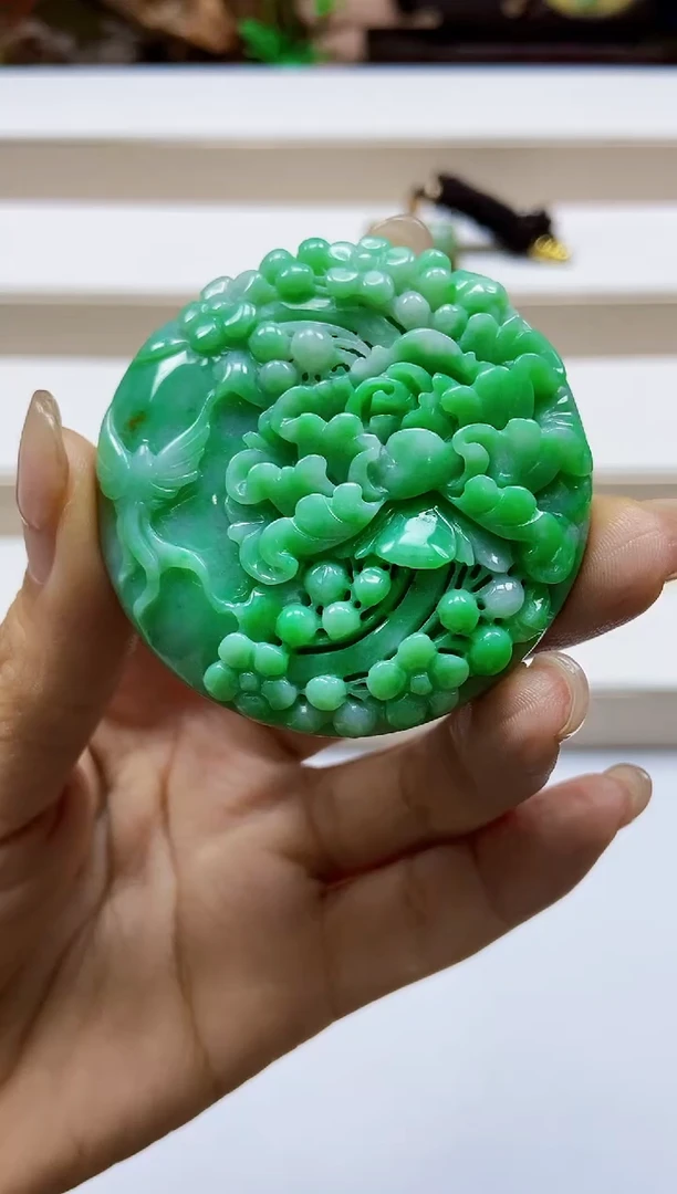 颈饰未镶嵌翡翠翡翠A货