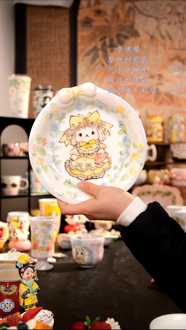 摆件陶旺的可以陶瓷设计师款