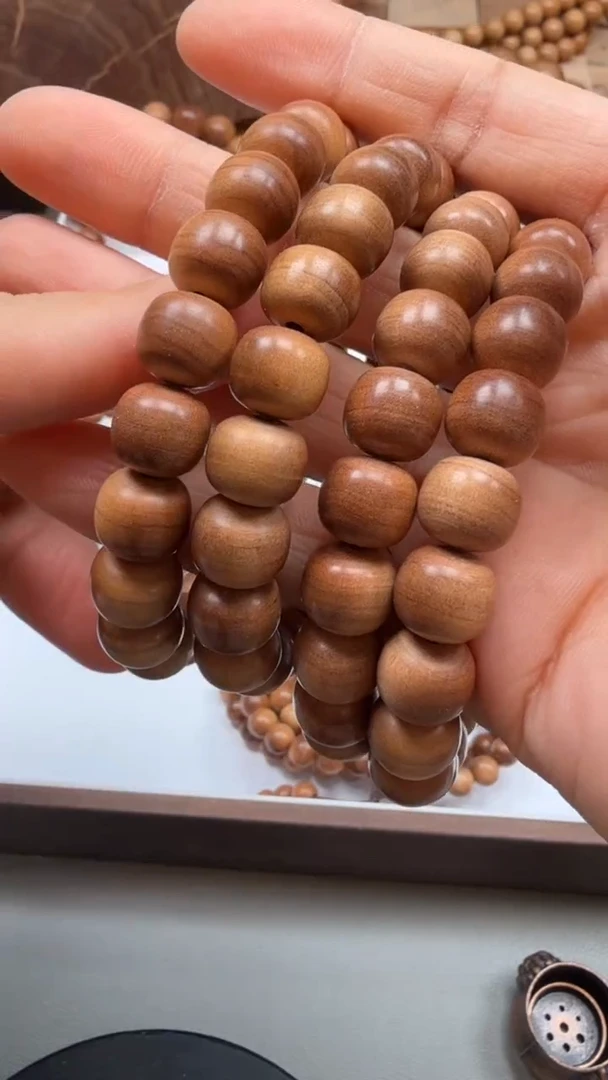 檀香木其他9x10黑肉虎皮纹单圈福利款