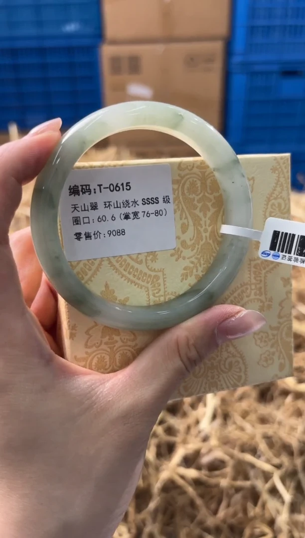 未镶嵌手镯石英质玉T-0615