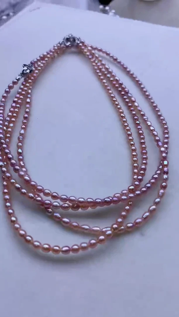 【闪购商品】淡水珍珠项链合金多发其一