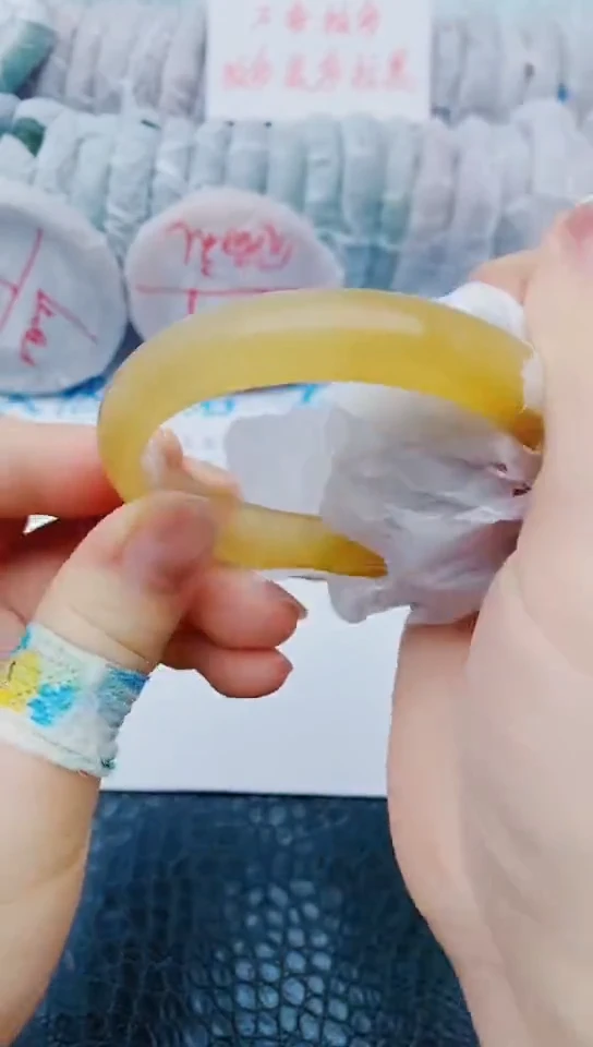 未镶嵌手镯石英质玉y126+59-60