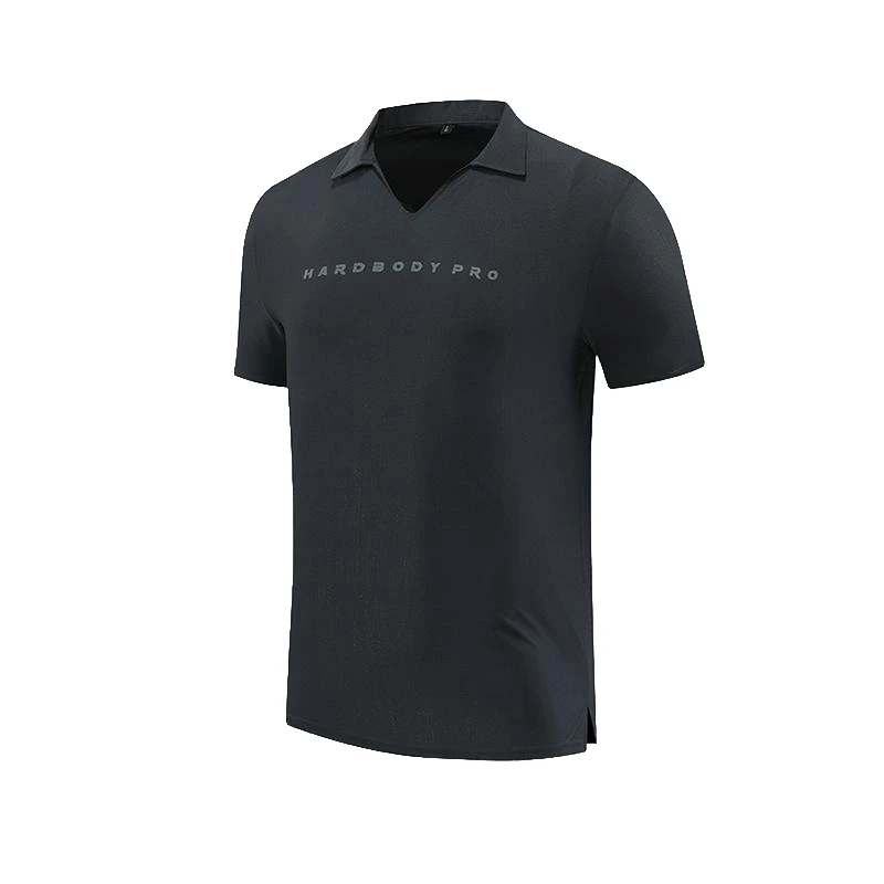 运动POLO衫男士夏季宽松休闲跑步健身衣服篮球训练速干T恤上衣