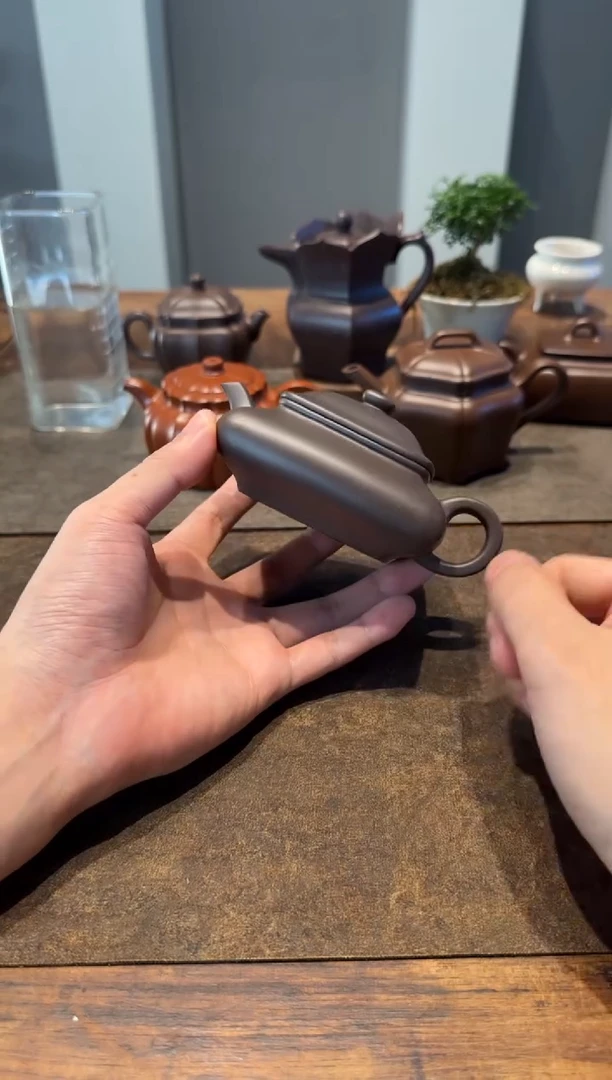 茶壶紫砂少*老紫泥寒灰老人