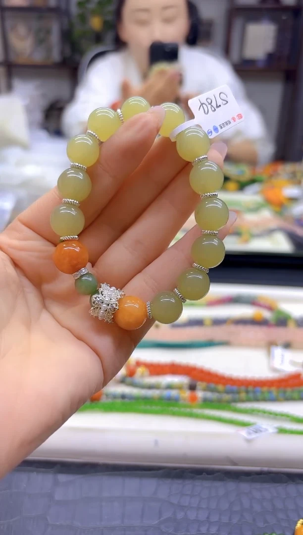 未镶嵌手链和田玉DIY款S794