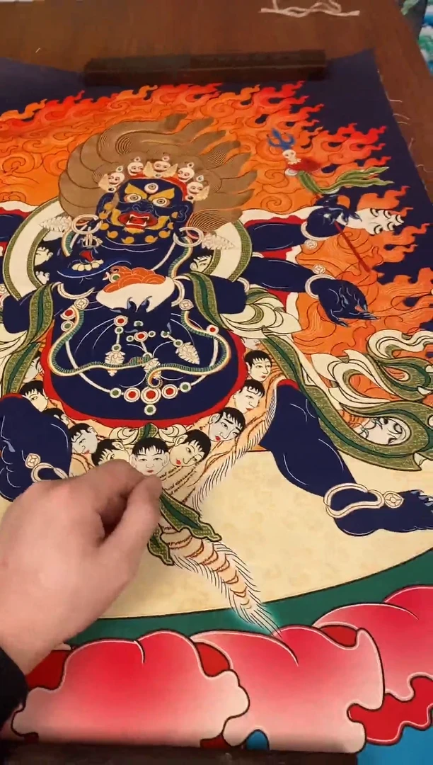 装裱画精美唐卡tk16311