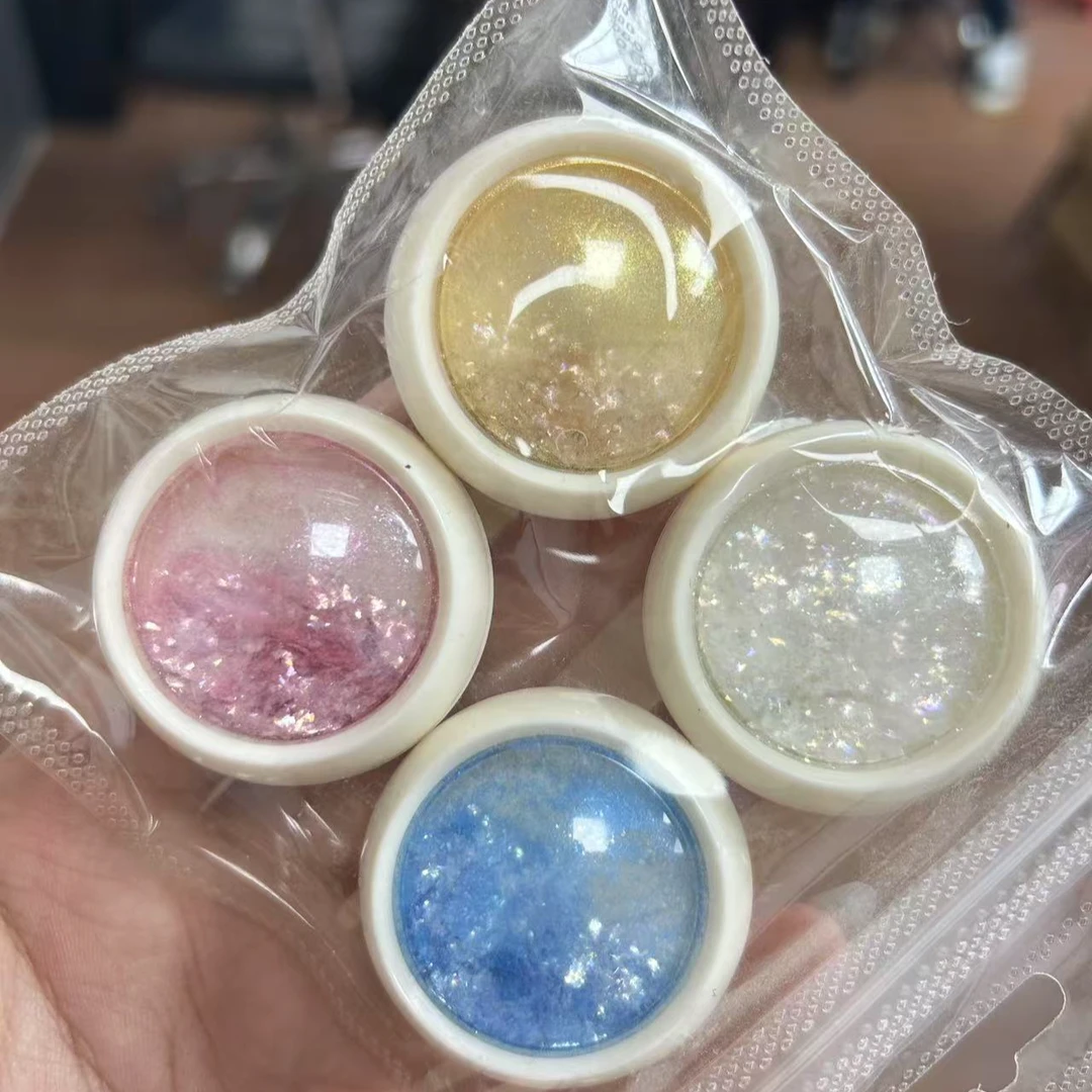 希妹美甲四罐云锦粉材料组合