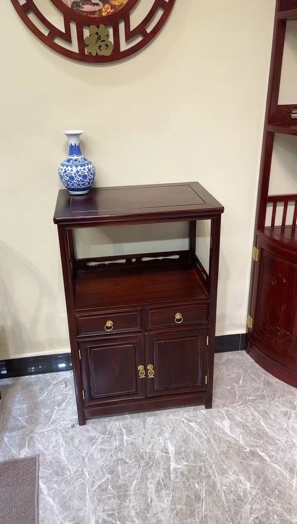 黑酸枝木类成套家具60茶水柜