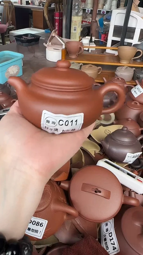 茶壶紫砂微瑕C011红清水仿古200cc