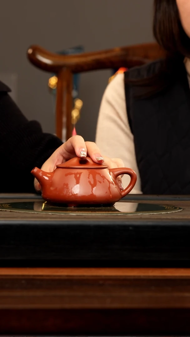 【闪购商品】紫砂茶壶YJB 大红袍 石瓢